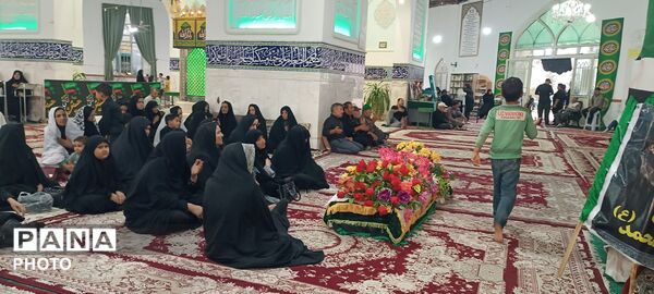 برگزاری مراسم تشییع نمادین امام رضا(ع)در امامزاده سید محمد(ع) کاشمر
