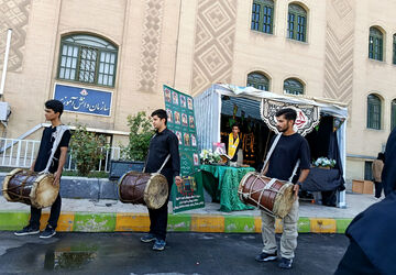 موکب جاماندگان اربعین حسینی در ناحیه ۴شیراز 