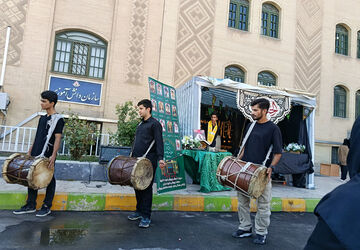 موکب جاماندگان اربعین حسینی در ناحیه ۴شیراز 