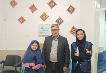 کلنگ‌‌زنی مدرسه 9 کلاسه در ناحیه دو اصفهان