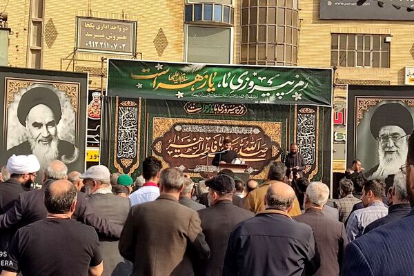 عزاداری حضرت زهرا(س) با شعار «یا زهرا؛ رمز پیروزی» در شهرقدس
