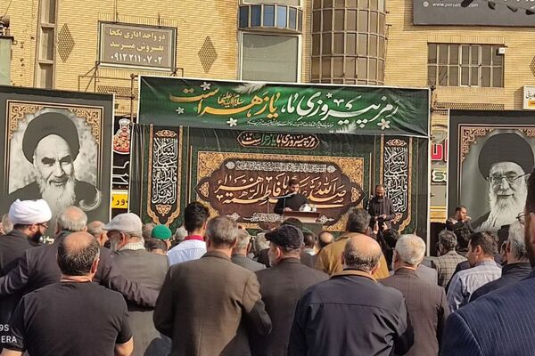عزاداری حضرت زهرا(س) با شعار «یا زهرا؛ رمز پیروزی» در شهرقدس