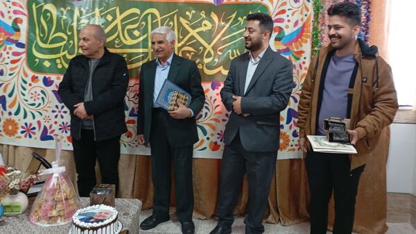 قدردانی از خیر مدرسه ساز در روز میلاد حضرت علی(ع)
