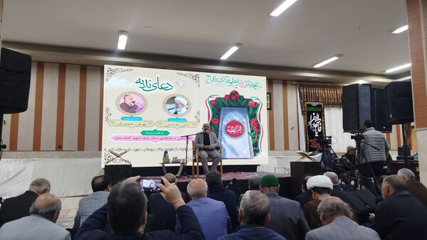 مراسم پر فیض دعای ندبه به همراه آئین رونمایی و عطرافشانی سنگ یادبود شهید گمنام 