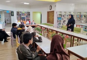 بازدید دانش آموزان مدرسه وکیلی ۴ از کانون پرورش فکری کودکان و نوجوانان شماره یک