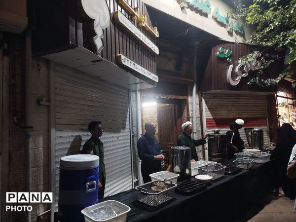 فعالیت چایخانه حوزه علمیه گلشن در قاب پانا 