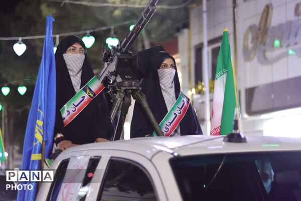 رزمایش دختران جان فدای ایران در گناباد