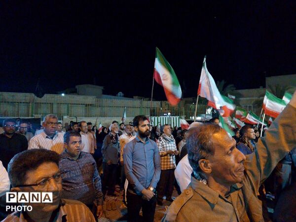 حماسه‌ای دیگر در شهرستان کهنوج با حضور مردم 