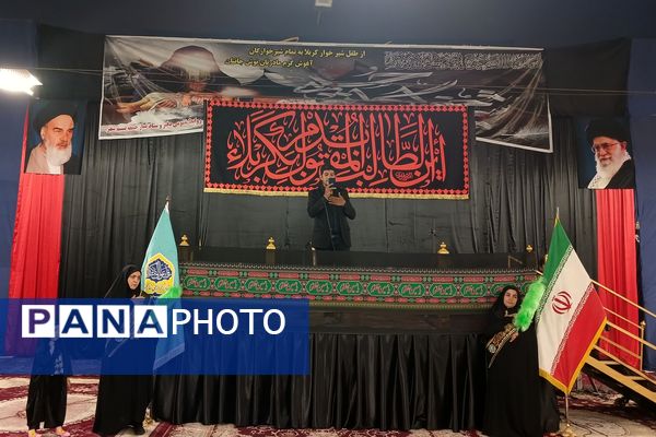 حرکت دسته عزاداری چلچراغ زنجان