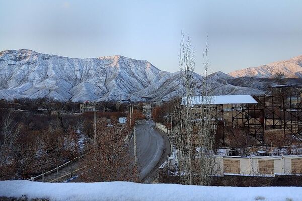 جلوه زمستانی طبیعت شهر بار نیشابور 