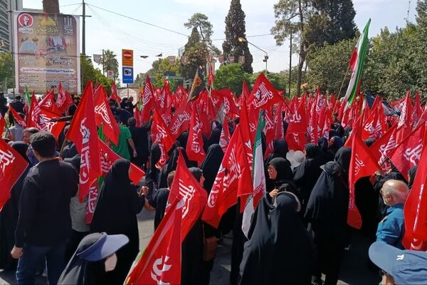 راهپیمایی جاماندگان اربعین در سمنان