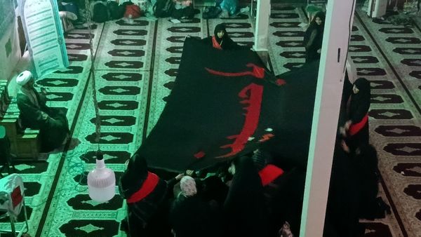  مراسم باشکوه اعتکاف دانش‌آموزی در مسجد قمربنی‌هاشم  محمدشهر کرج