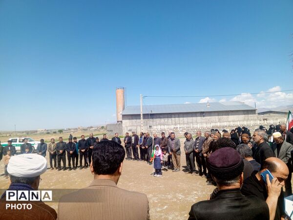 مردم شهر تیتکانلو در سوگ چهلمین روز شهادت رهبر معظم انقلاب