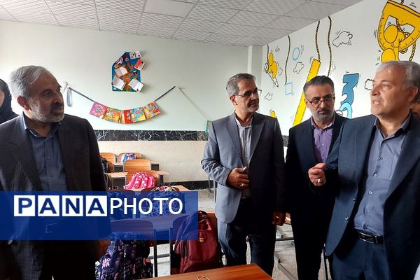 آیین بهره برداری از مدرسه شهدای پالایشگاه تهران در کهریزک 