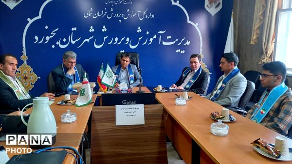 جلسه شورای برنامه ریزی سازمان دانش‌آموزی با حضور مسئولان شهرستان بجنورد 