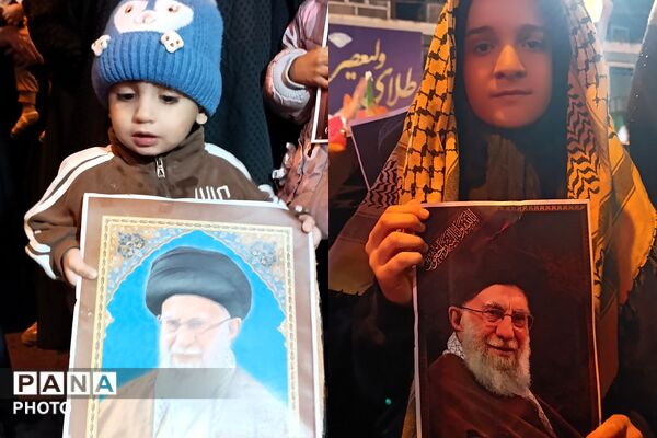 اجتماع مردم باقرآباد قرچک در سوگواری و انتقام جویی شهادت رهبر فرزانه ایران