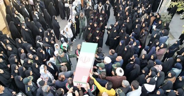 تشییع  پیکر مطهر شهید خوشنام در شهرستان خلیل آباد 