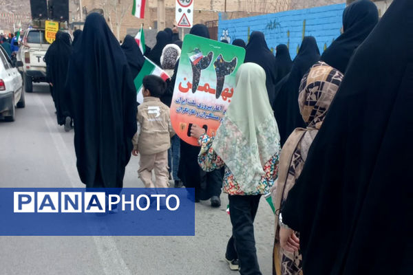 حضور گسترده مردم نیر در راهپیمایی ۲۲ بهمن