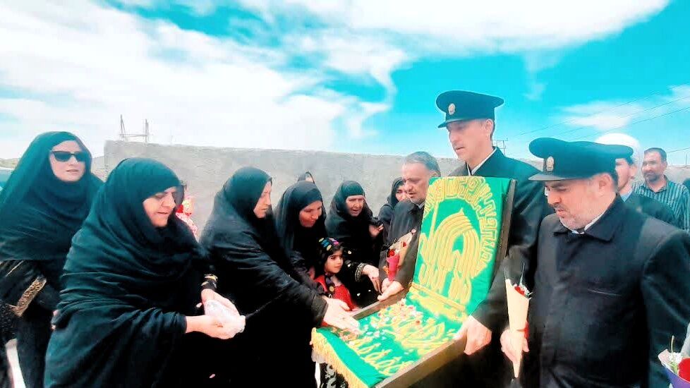 ورود پرچم متبرک حرم رضوی به شهرستان مارگون
