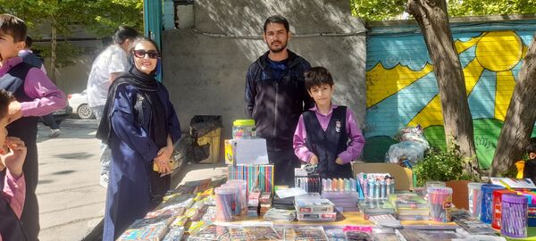 برپایی بازارچه کسب و کار در آموزشگاه امام جعفر صادق(ع)