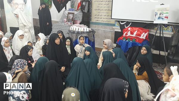  افطاری روزه اولی های دبستان نیایش در مسجد قائم‌المهدی جاهدشهر