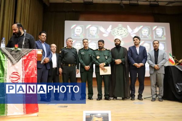 مراسم چهلم شهدای اقتدار در کوهدشت با حضور فرمانده سپاه حضرت ابوالفضل لرستان