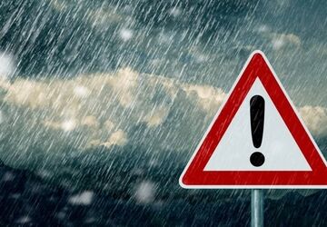 هشدار نارنجی بارش‌های شدید در ۶ استان
