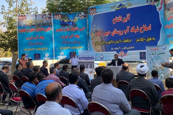افتتاح طرح‌های آبرسانی در پیشوا