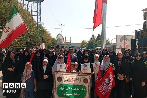 به اهتزار درآمدن پرچم خونخواهی قائد شهید امت در چهاردانگه