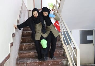 مانور سراسری زلزله در آذربایجان شرقی آماده‌باش برای لحظه‌ صفر
