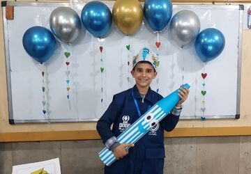 جشن خودکار و ضرب دانش‌آموزان پایه سوم دبستان جهاد
