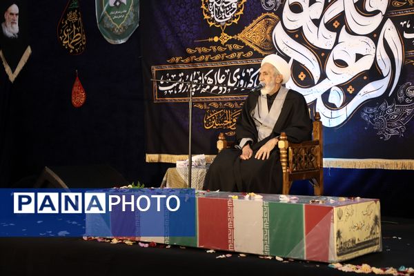 سوگواری و وداع با پیکر پاک شهدای گمنام در مسجد جامع بجنورد