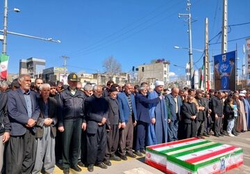 حماسه ای از جنس عشق و ایثار، کامیاران میزبان پیکر پاک شهیدان والامقام؛ سید مجید علیزاده، فرزاد ویسی 