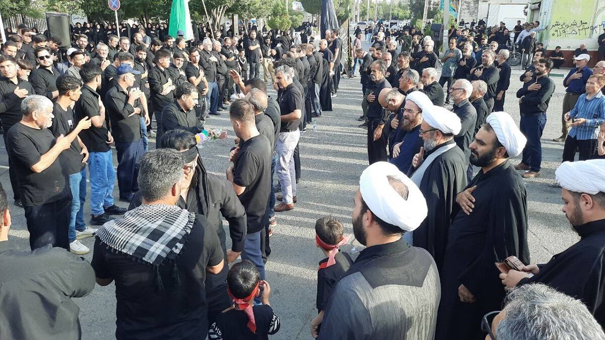 مراسم عزاداران تاسوعای حسینی در اشتهارد 