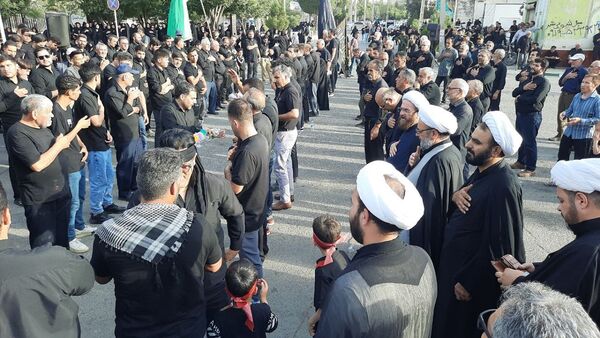 مراسم عزاداران تاسوعای حسینی در اشتهارد 
