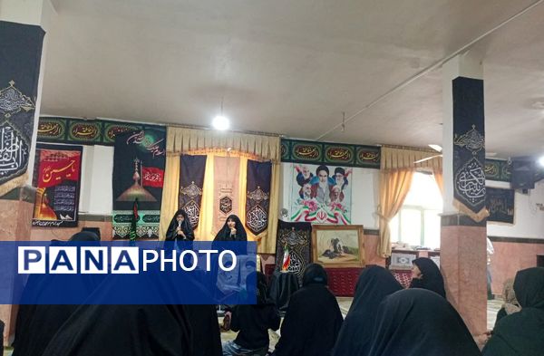 آیین شام غریبان دختران زینبی در آشخانه