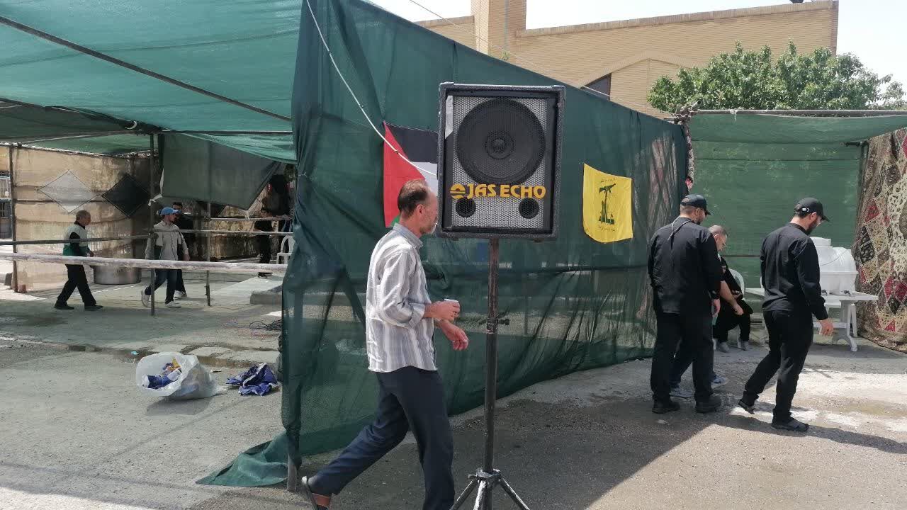 برپایی موکب عاشورایی اربعین حسینی در شیروان