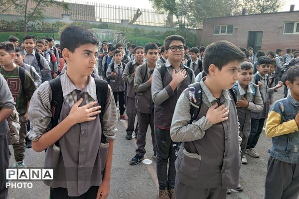 چهارشنبه های امام رضایی در دبستان بانو ابوالوفا ناحیه دو شهرری 