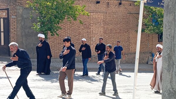 خیابان‌های بن، رنگ ماتم گرفت: تشییع نمادین پیکر امام هشتم