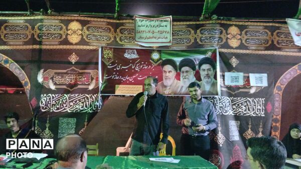 برگزاری برنامه‌های فرهنگی و هنری فرهنگیان ناحیه 2 خرم‌ آباد در موکب تعزیه اعظم لرستان