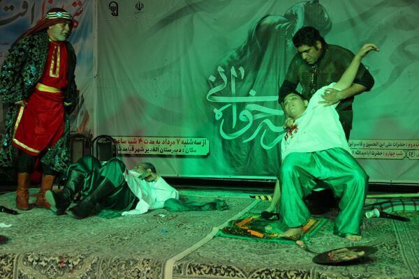 شب چهارم  تعزیه‌خوانی مدرسه الغدیر قیامدشت