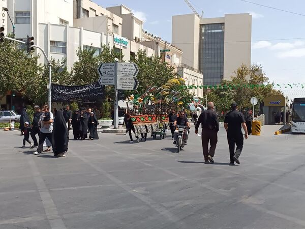  مراسم جاماندگان اربعین در مشهد مقدس
