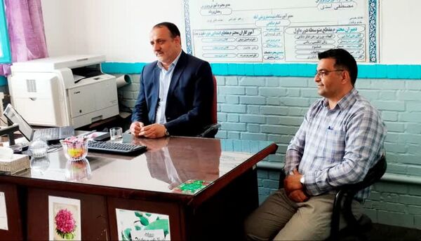 بازدید مدیر آموزش و پرورش شهرستان کلات از مدارس روستاهای مرزی 