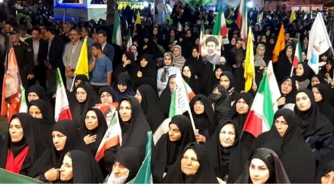 نودوهشت شب همبستگی کوهدشت در حمایت از رهبری و نیروهای مسلح