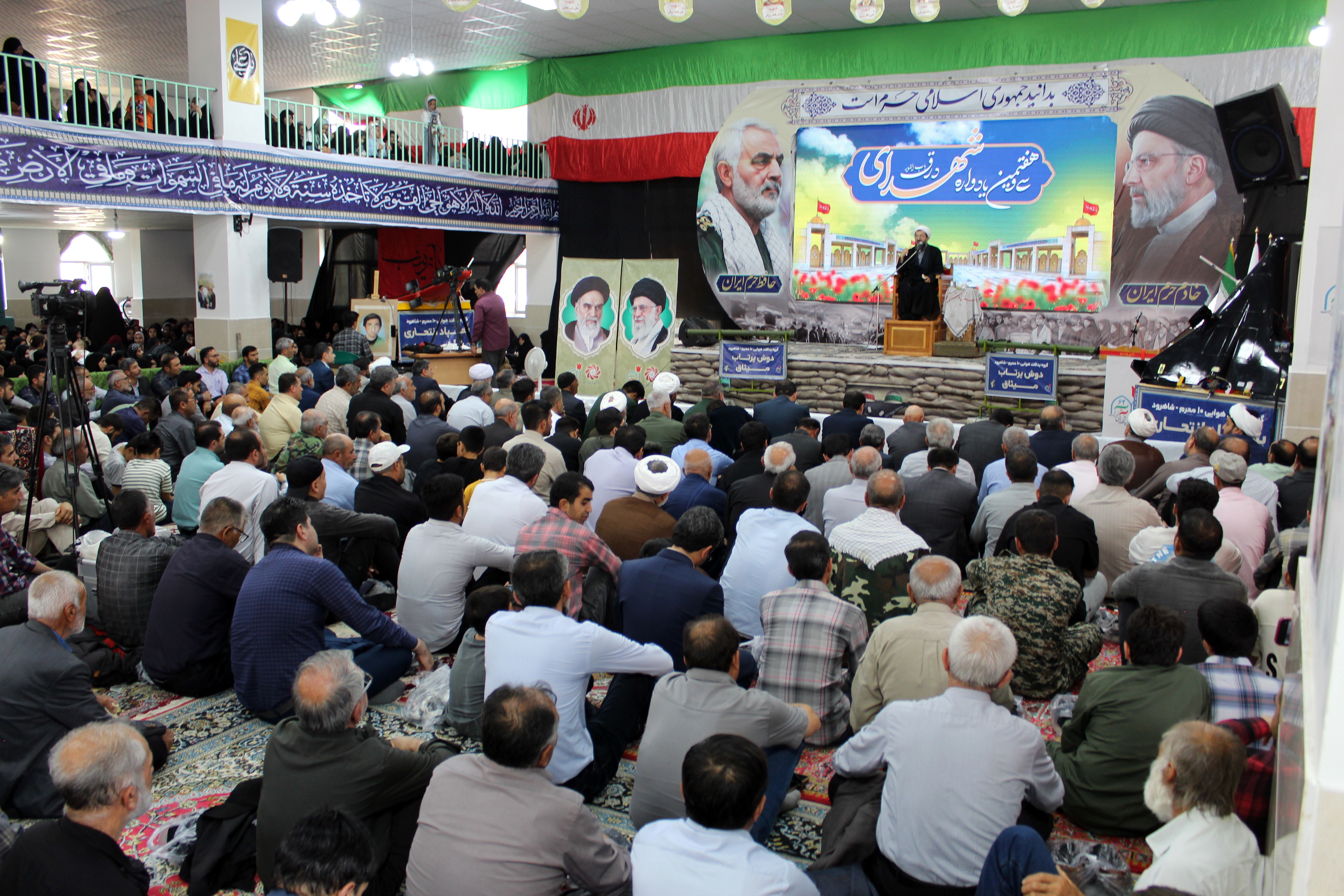 برگزاری سی و هفتمین یادواره شهدای شهر درق