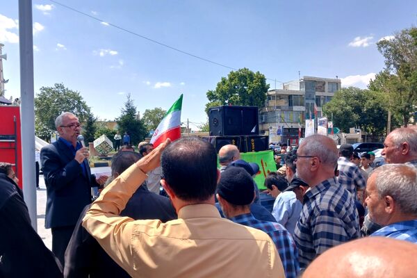 راهپیمایی جمعه خشم و نصر شهرستان قروه