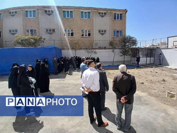  آیین تجدید میثاق دانش‌آموزان هنرستان امام حسن مجتبی (ع) با شهدای غواص دریادل