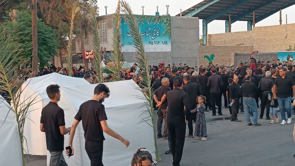 برپایی هیئت عزاداری بمناسبت عاشورای حسینی در شهرستان خلیل آباد
