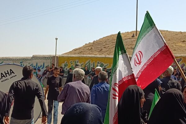 آیین عزاداری آخر ماه صفر با حضور مردم مؤمن روستای آورزمان