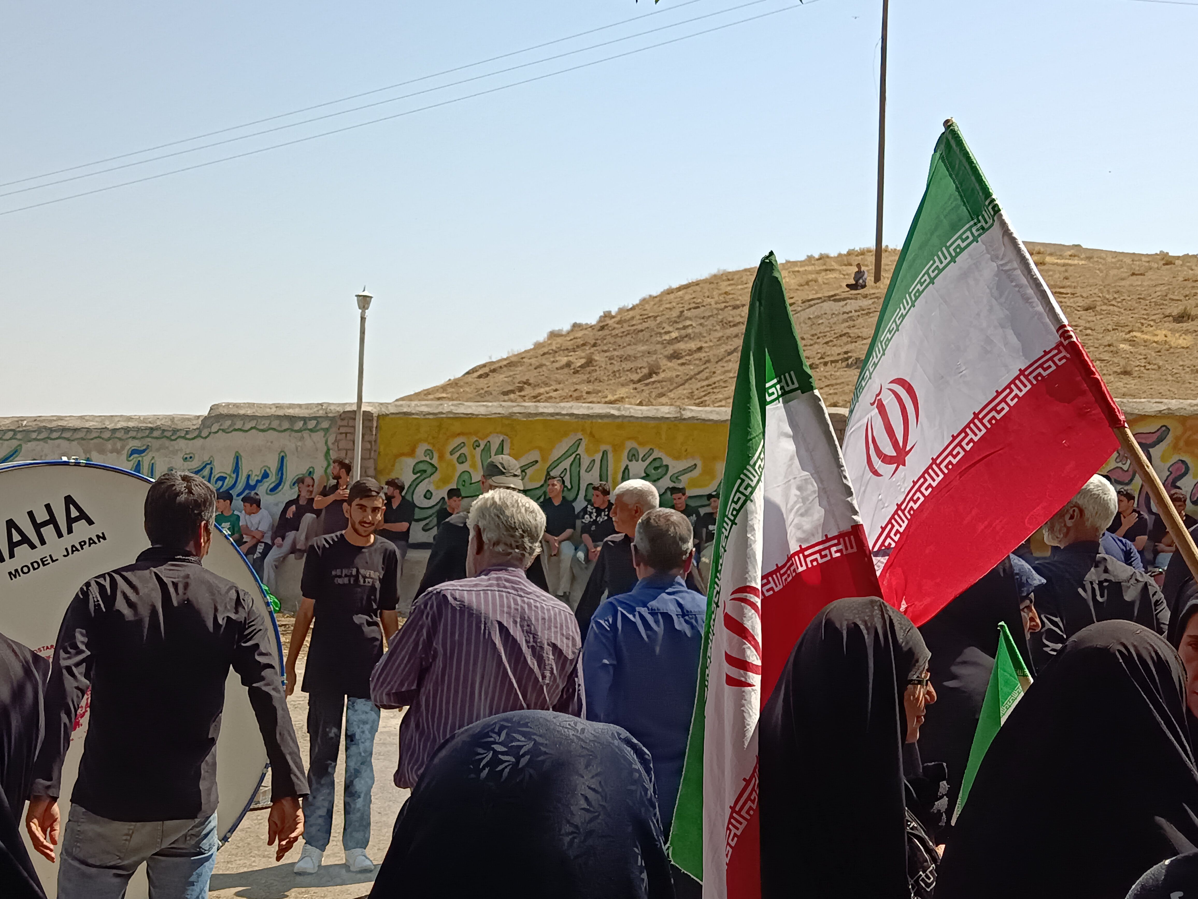 آیین عزاداری آخر ماه صفر با حضور مردم مؤمن روستای آورزمان